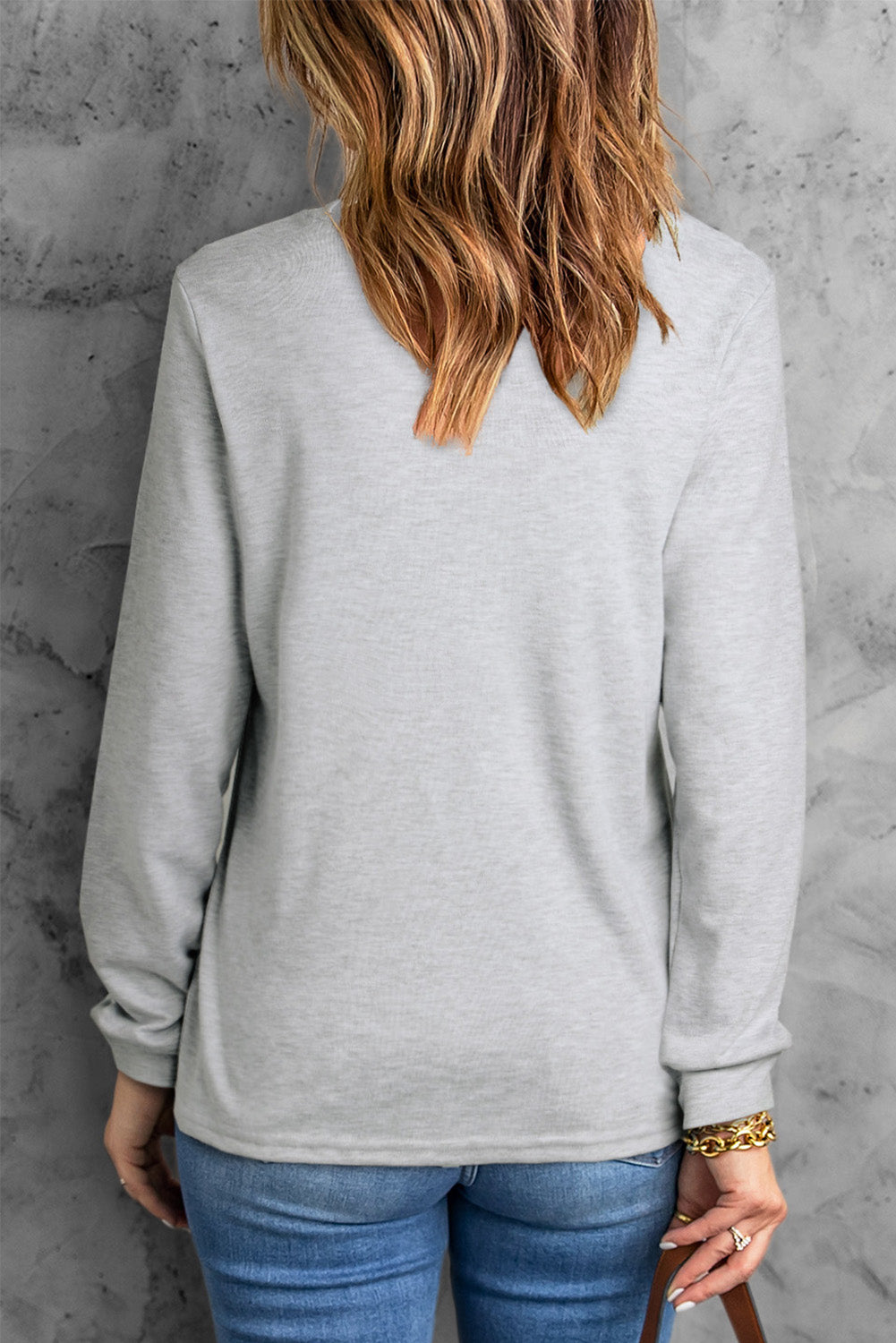 Round Neck Long Sleeve MOMSTER Graphic Sweatshirt